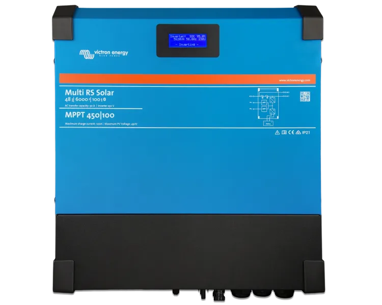 Victron Energy Multi RS Solar 48/6000/100-450/80 сонячний однофазний чиста синусоїда Інвертор