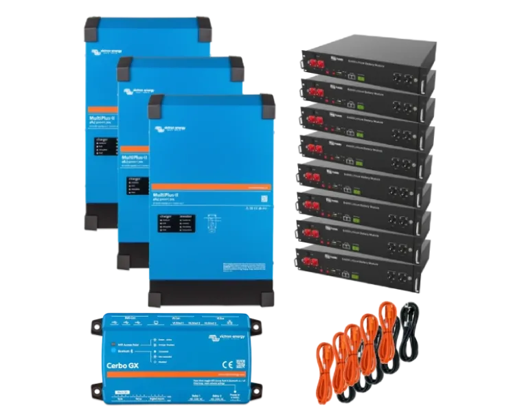 VictronEnergy MultiPlus-II + Dyness 12кВт 24кВт•г Система безперебійного живлення трифазна