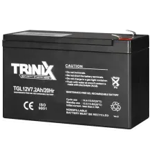 Trinix TGL12V7.2Ah/20Hr GEL Акумуляторна батарея гелева