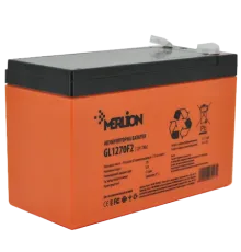 MERLION GL1270F2 7A•г 12В Свинцево-кислотна акумуляторна батарея