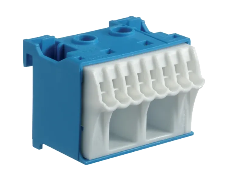Hager QiuckConnect N-клема 2x16мм+8x4мм ширина 45мм
