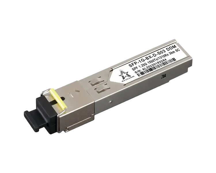 ALISTAR SFP-1G-BX-D-S03 SFP 1G 1SM WDM SC 3KM TX1550/RX1310nm DDM Модуль