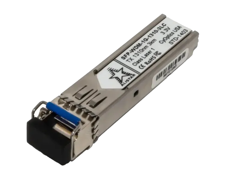 ALISTAR SFP-1G-BX-U-L03 SFP 1G 1SM WDM LC 3KM TX1310/RX1550nm DDM Модуль