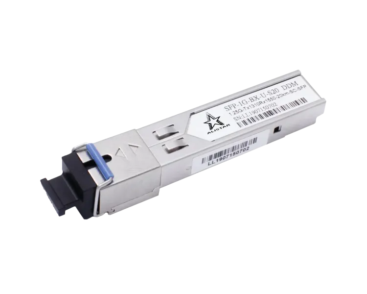 ALISTAR SFP-1G-BX-U-S20 SFP 1G 1SM WDM SC 20KM TX1310/RX1550nm DDM Модуль
