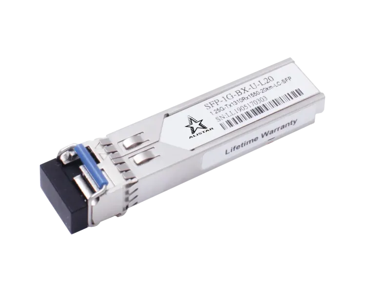 ALISTAR SFP-1G-BX-U-L20 SFP 1G 1SM WDM LC 20KM TX1310/RX1550nm DDM Модуль