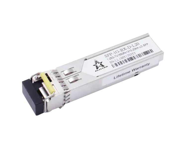 ALISTAR SFP-1G-BX-D-L20 SFP 1G 1SM WDM LC 20KM TX1550/RX1310nm DDM Модуль