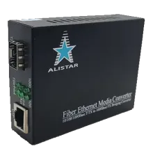 ALISTAR X1S 1G 10/100/1000BASE-T RJ-45 - SFP Slot 1000Base-SX/LX External Power Supply Медіаконвертор