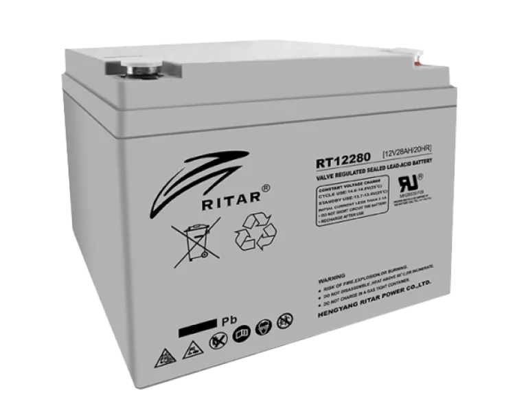 RITAR AGM RT12280 12V 28Ah Акумуляторна батарея