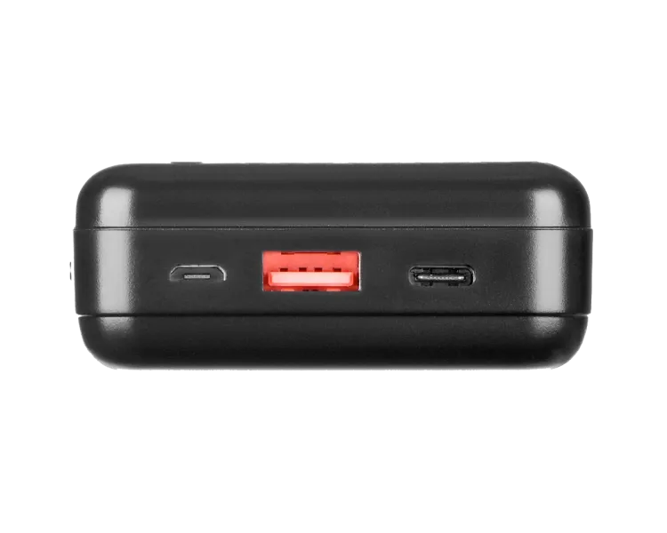 2E 20000mAh Geometry PD+QC 3.0 18W black Повербанк