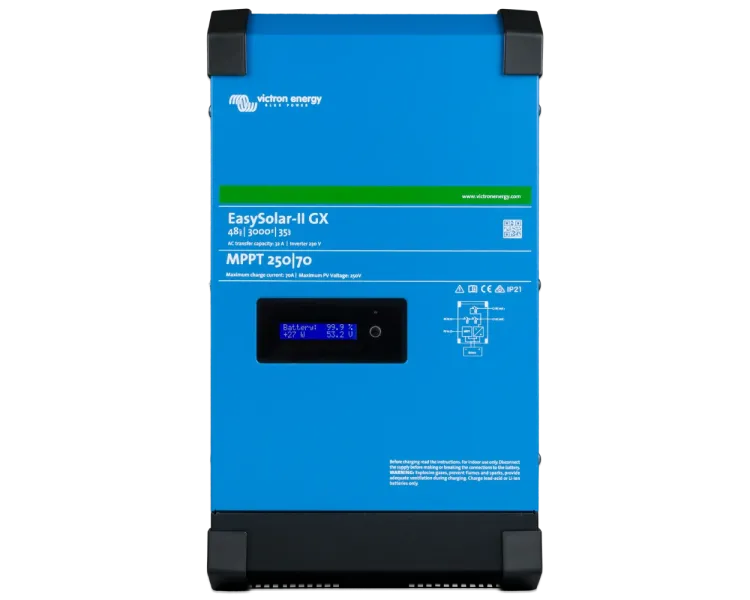 Victron Energy EasySolar-II GX 48/3000/35-32 MPPT 250/70 сонячний однофазний чиста синусоїда Інвертор
