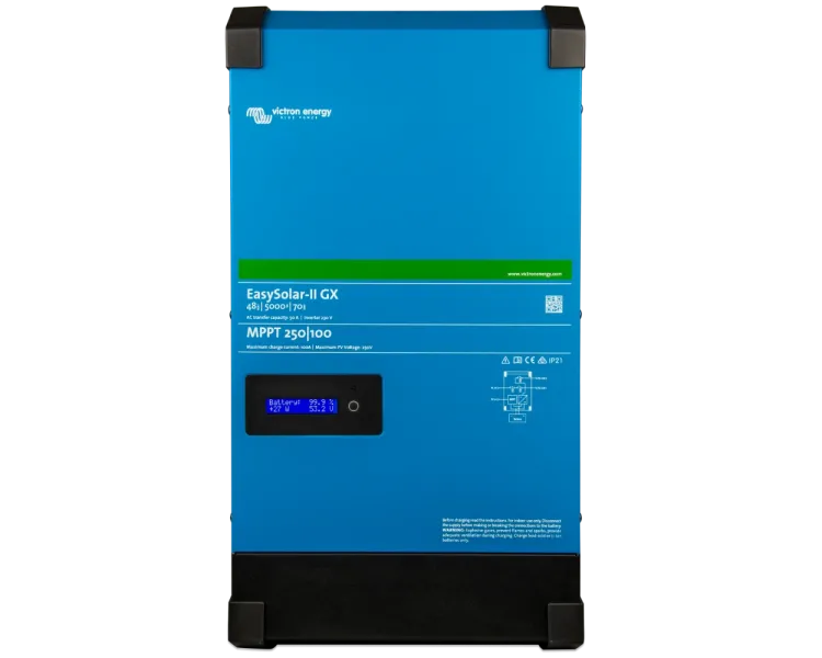 Victron Energy EasySolar-II 48/5000/70-50 MPPT 250/100 GX однофазний чиста синусоїда Інвертор