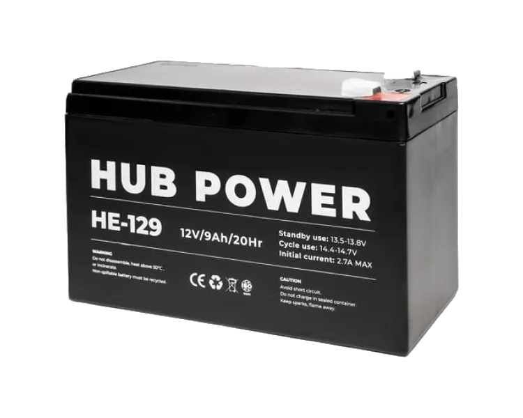 Hub Power HE-129 12V 9AH Акумуляторна батарея