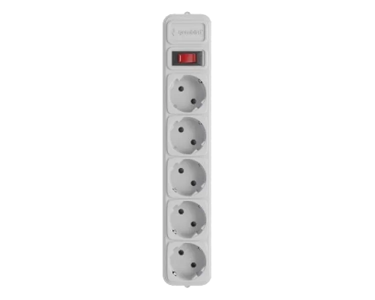 Gembird SPG5-X-6G Мережевий фільтр для ДБЖ (UPS) 1.8 м кабель 5 розеток