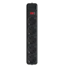 Gembird SPG5-X-6B Мережевий фільтр для ДБЖ (UPS) 1.8 м кабель 5 розеток