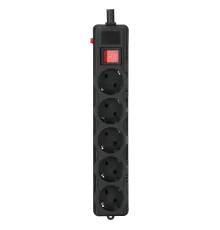 Gembird SPG5-G-10B-PRO Мережевий фільтр 3 м кабель 5 розеток