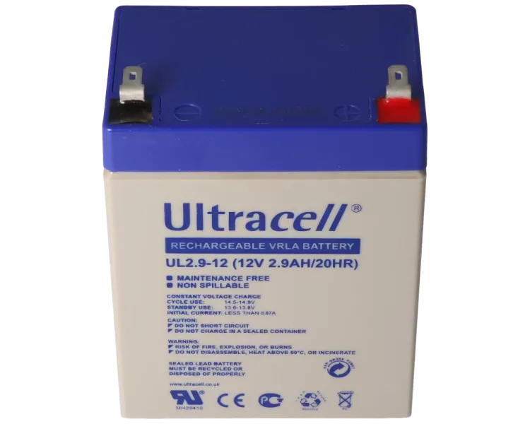 Ultracell UL2.9-12 AGM 12V 2,9Ah Акумуляторна батарея