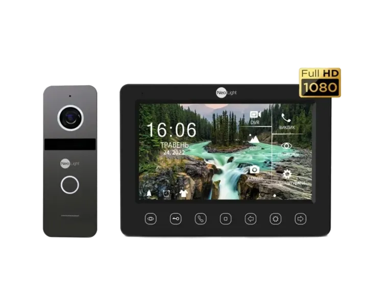 Neolight NeoKIT FHD Pro B/GRAPHITE (KAPPA + HD + SOLO FHD) Комплект відеодомофону