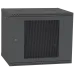IPCOM 12U 600x600 Шафа телекомунікаційна двері перфорація (чорна)