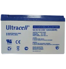 Ultracell UCG 12-12 AGM 12V 12 Ah Акумуляторна батарея