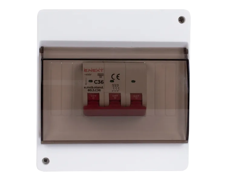 Enext e.plbox.stand.n.06k Корпус пластиковий 6-модульний навісний