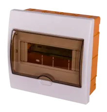 Enext e.plbox.stand.w.08k Корпус пластиковий 8-модульний вбудований