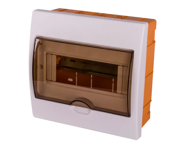 Enext e.plbox.stand.w.08k Корпус пластиковий 8-модульний вбудований