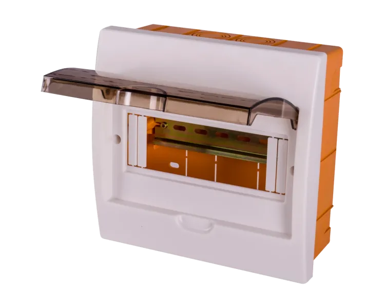 Enext e.plbox.stand.w.08k Корпус пластиковий 8-модульний вбудований