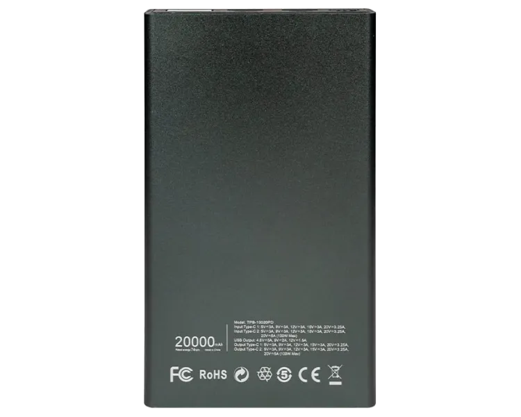 Trinix TPB-10020PD Grey PPS 20 000 мА•г Повербанк
