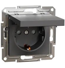 Schneider Electric Asfora EPH3100171 Розетка антрацит