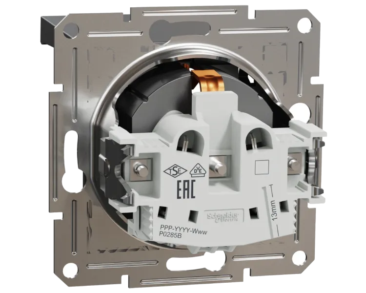 Schneider Electric Asfora EPH3100171 Розетка антрацит