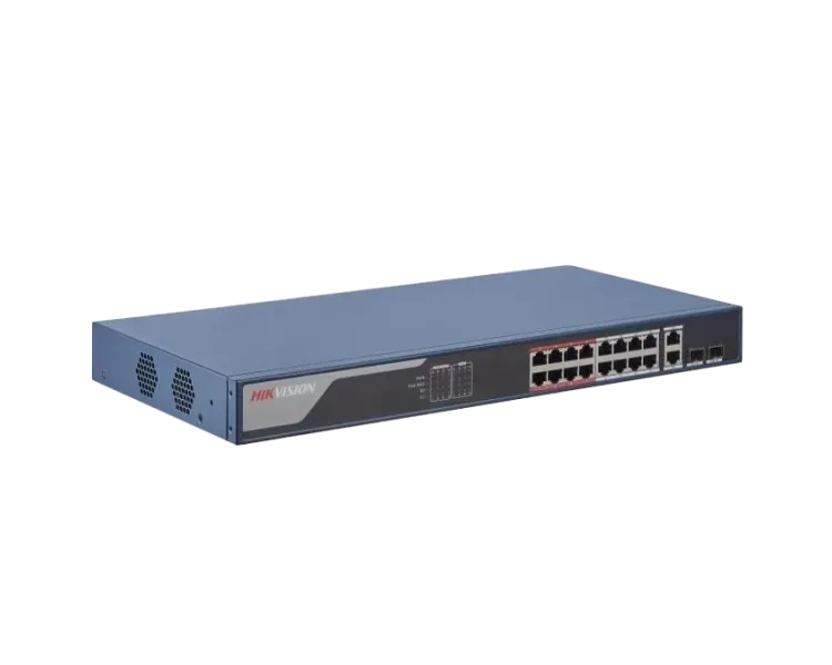 Hikvision DS-3E1318P-EI(B) Комутатор 18 портів керований