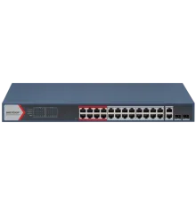 Hikvision DS-3E1326P-EI(B) POE Комутатор 26 портів керований
