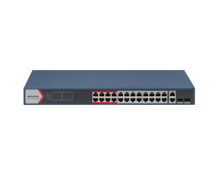 Hikvision DS-3E1326P-EI(B) POE Комутатор 26 портів керований