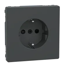 Schneider Electric Merten System Design MTN2300-6034 РОЗЕТКА з/к і шторкою АНТРАЦИТ