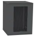 IPCOM 15U 600x600 Шафа телекомунікаційна двері перф(чорна)