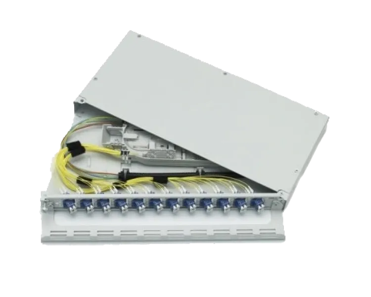 ODF Line 1U 19″ LC12 Оптичний крос у зборі