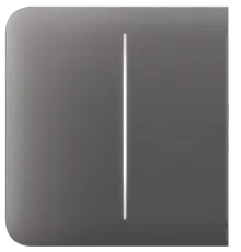 Ajax SideButton (2-gang) [55] grey Кнопка