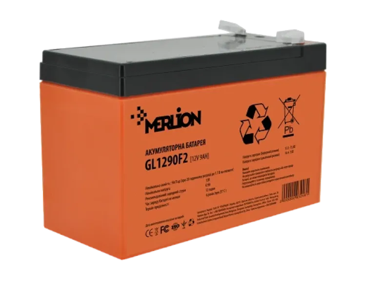 MERLION GL1290F2 9А•г 12В Свинцево-кислотна акумуляторна батарея
