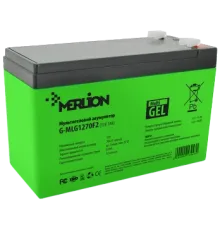 MERLION G-MLG1270F2 7A•г 12В мультигель Свинцево-кислотна акумуляторна батарея