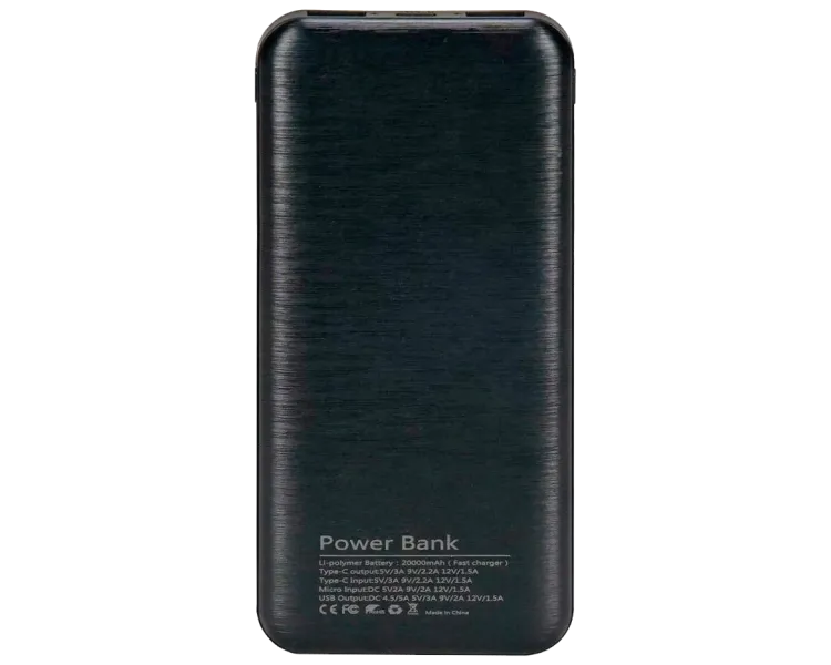 Kraft KPB-2020FC (20000 mAh) Black Повербанк