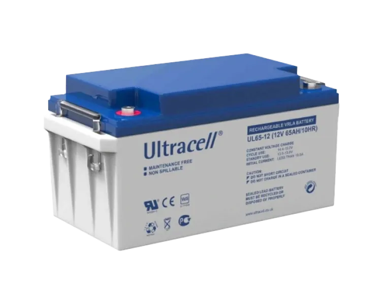 Ultracell UL65-12 65А•г 12В Свинцево-кислотна акумуляторна батарея