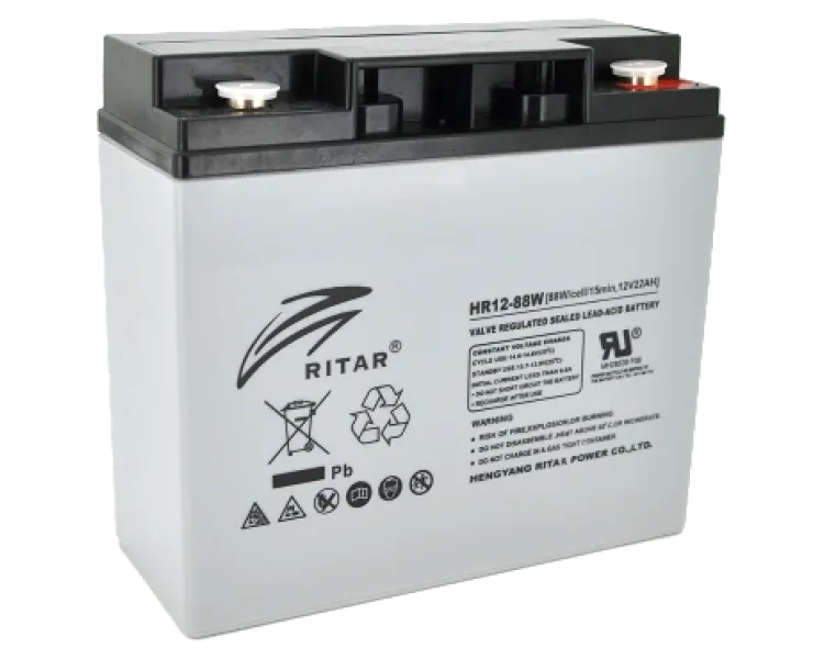 AGM RITAR HR1288W 22А•г 12В Свинцево-кислотна акумуляторна батарея