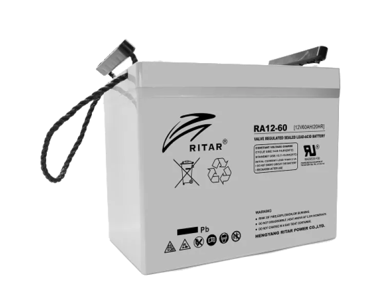 RITAR RA12-60 60A•г 12В Свинцево-кислотна акумуляторна батарея
