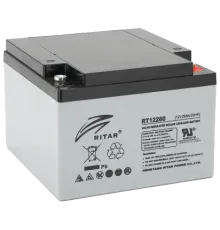 RITAR RT12260 26A•г 12В Свинцево-кислотна акумуляторна батарея
