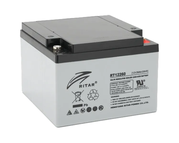 RITAR RT12260 26A•г 12В Свинцево-кислотна акумуляторна батарея