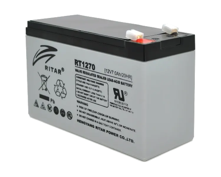 RITAR RT1270 7А•г 12В Свинцево-кислотна акумуляторна батарея