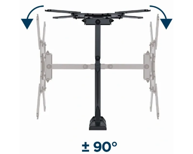 Gembird WM-55ST-01 32-55" 32 кг Кронштейн для телевізора