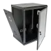 19"15U, 600х500х773 мм Шафа акрилове скло чорна
