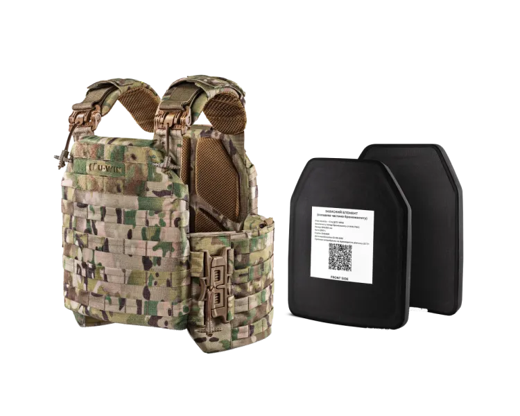 U-WIN PRO 250х300 Бронежилет 5 класу захисту зі швидким скиданням з камербандами