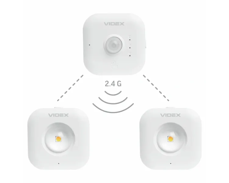 VIDEX VL-NL075-21 35Lm 3000K-6500K Набір LED світильників акумуляторних з датчиком руху